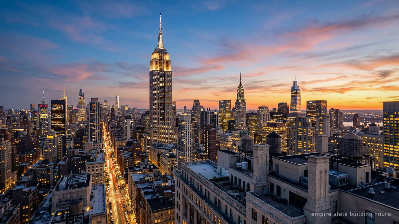 Empire State Building, New York: empire state building hours & best time to visit