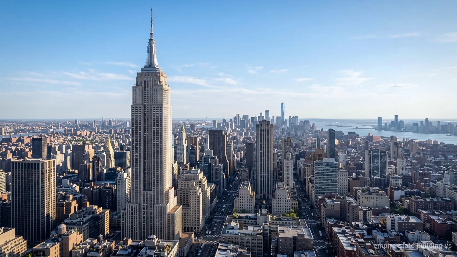 Empire State Building, New York: empire state building vs top of the rock